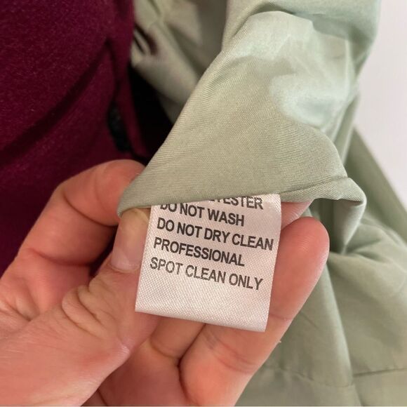 JJs House A-line V-Neck Chiffon Bridesmaid Dress Bell Sleeves Slit Sage 14/16 - Picture 10 of 11